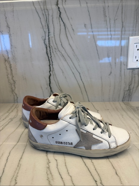 Golden Goose Shoes - Golden Goose Super Star Low-Top White Leather Sneakers size 35/5